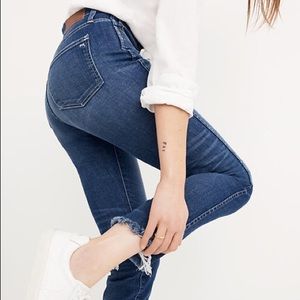 Madewell Slim Straight Jeans: Raw-Hem Edition